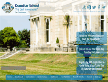 Tablet Screenshot of dunottarschool.com